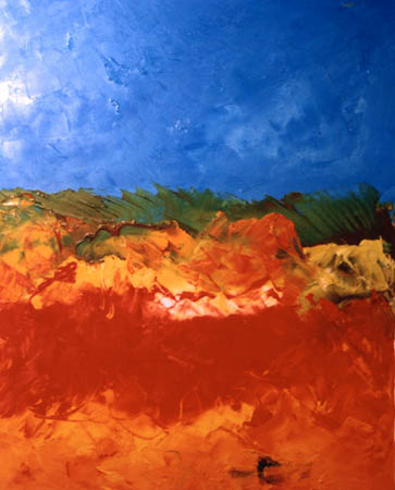 Incendio - oil on canvas, 1994